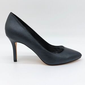 Reba Shoes Womens Sz 9M Black Leather High Heels 'Prize' Going Out Sexy Classic